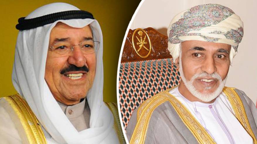 جلالة السلطان المعظم يعزي أمير الكويت