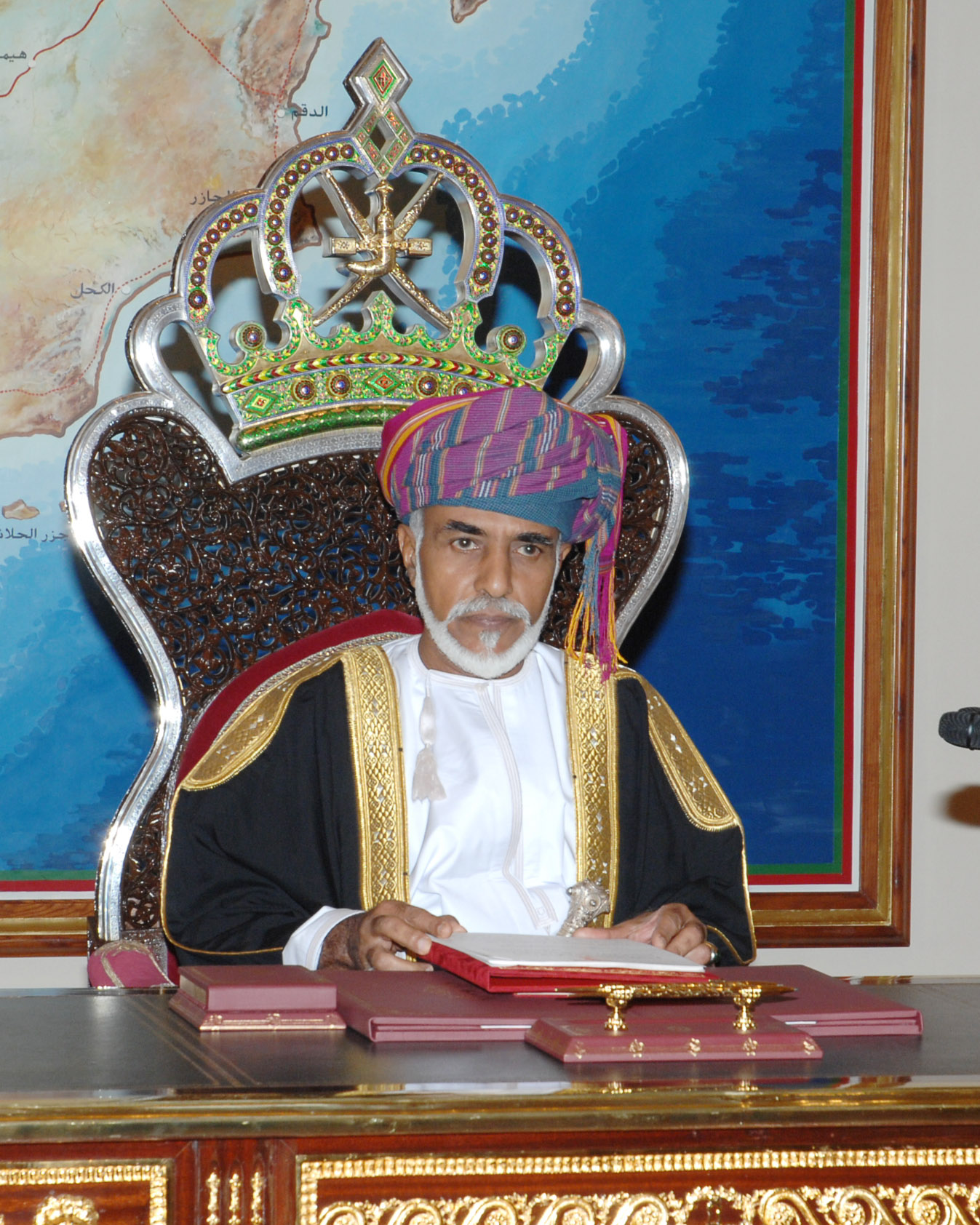جلالة السلطان المعظم يعزي رؤساء الولايات المتحدة والصين و الفلبين