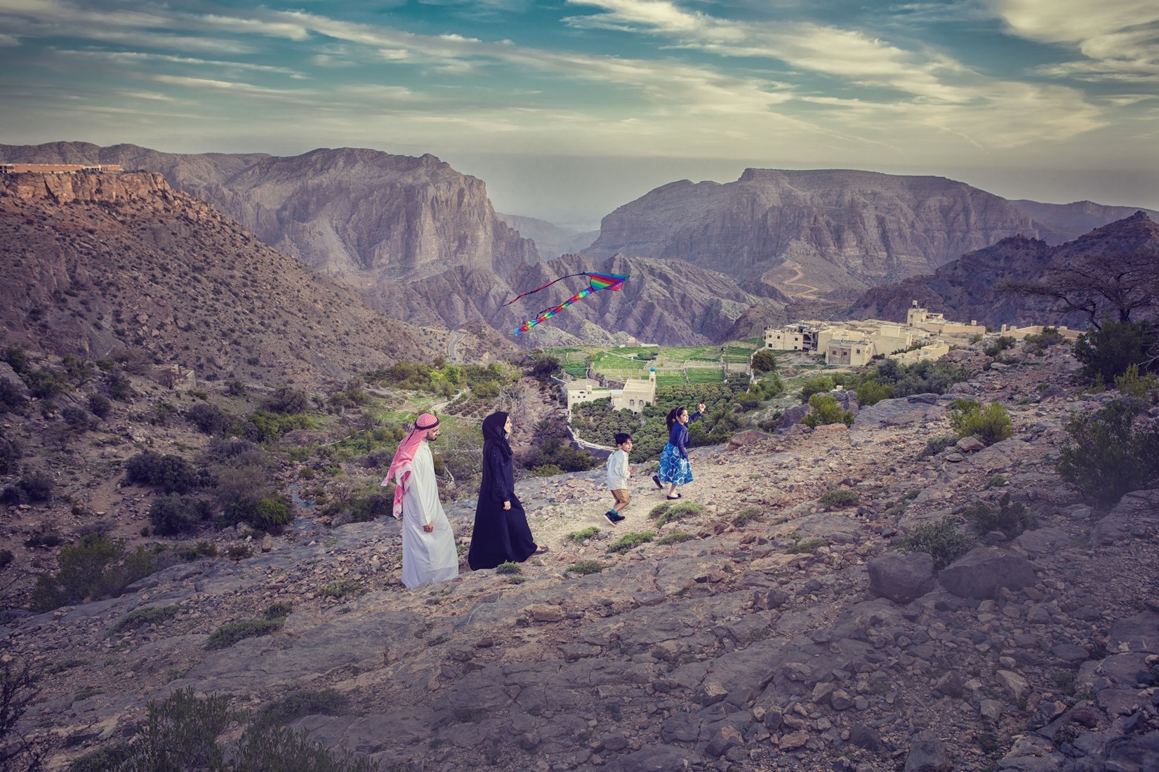 ازدهار السياحة الشتوية وتدفق أوروبي.. 226 ألف زائراً للجبل الأخضر العام الماضي