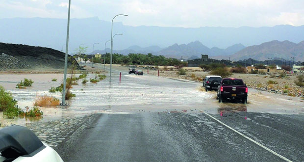 هذه تفاصيل نسب وكميات الأمطار التي هطلت على السلطنة