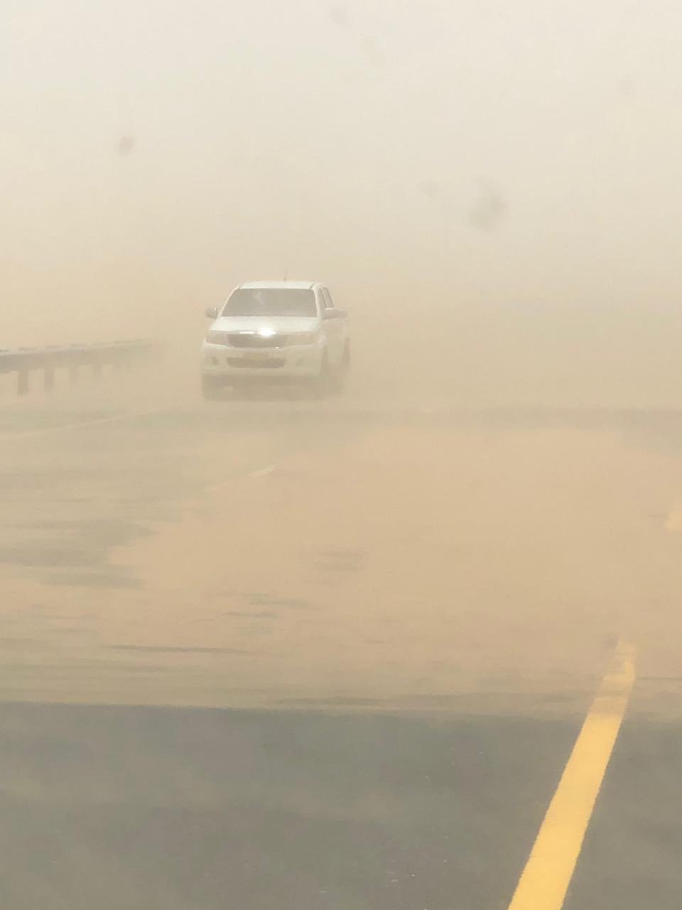 كثبان رملية على طريق سناو _ محوت