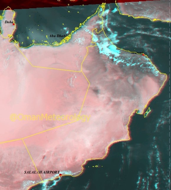 الأرصاد : تشكل خلية رعدية حالياً وفرص لهطول أمطار على جبال الحجر