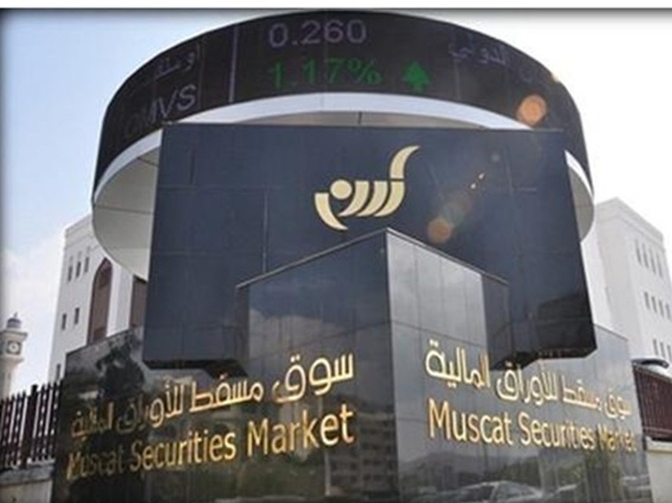 مؤشر سوق مسقط يغلق منخفضًا بنسبة 14ر0 بالمائة