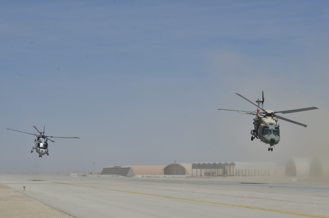 ختام فعاليات التمرين الجوي المشترك (الاختبار الدقيق)