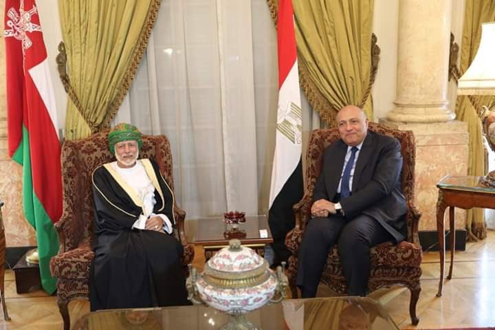 بن علوي يجتمع مع وزير الخارجية المصري