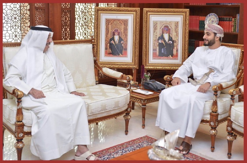 صاحب السمو السيد ذي يزن يستقبل السفير الإماراتي