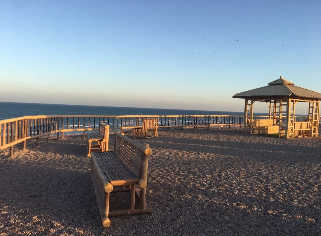 متنزه قرون بجعلان بني بو حسن..  إطلالة على بحر العرب