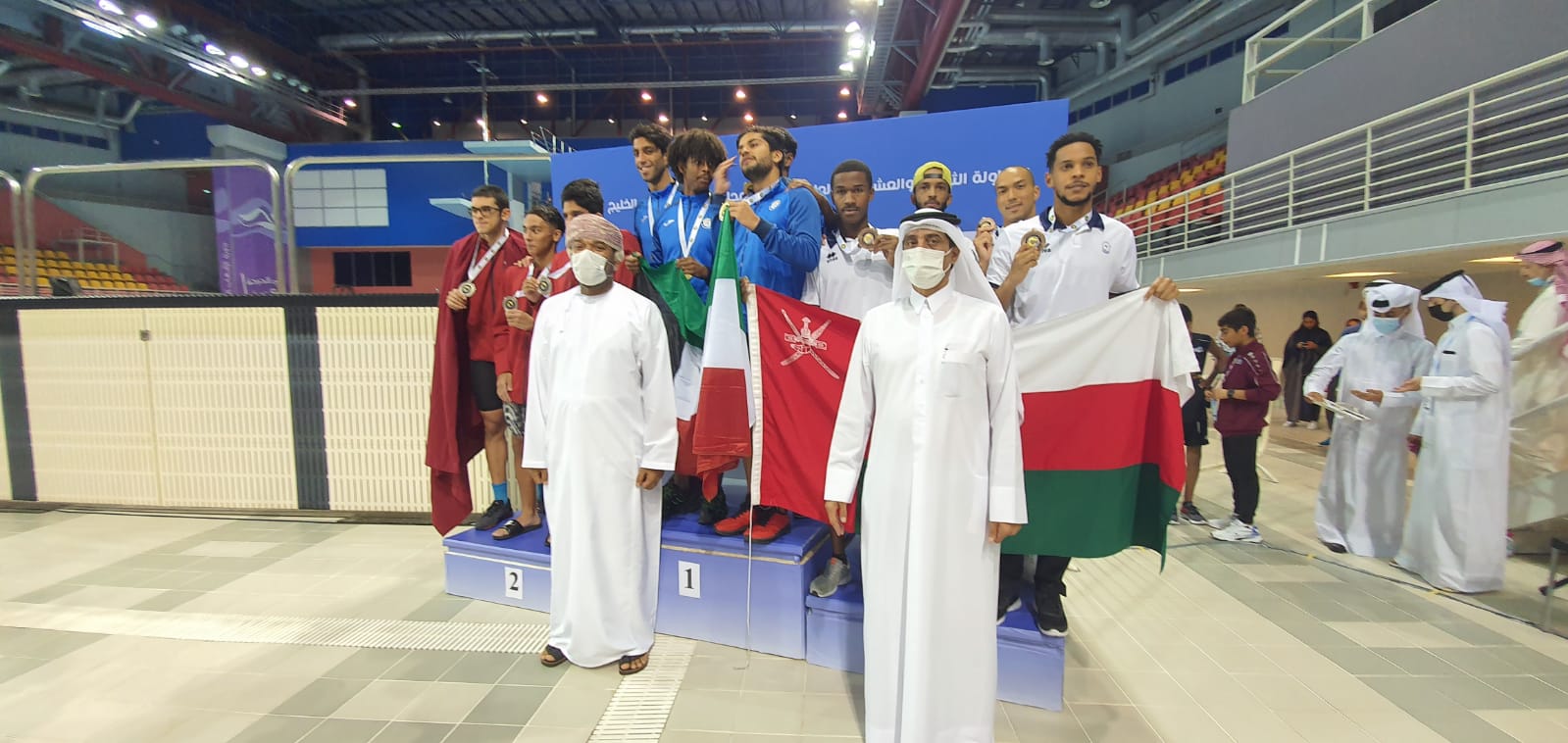 حصيلة ميداليات منتخب السباحة في البطولة الخليجية للألعاب المائية