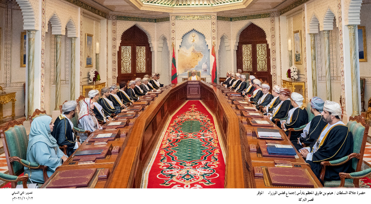 جلالة السلطان يترأس اجتماعا لمجلس الوزراء