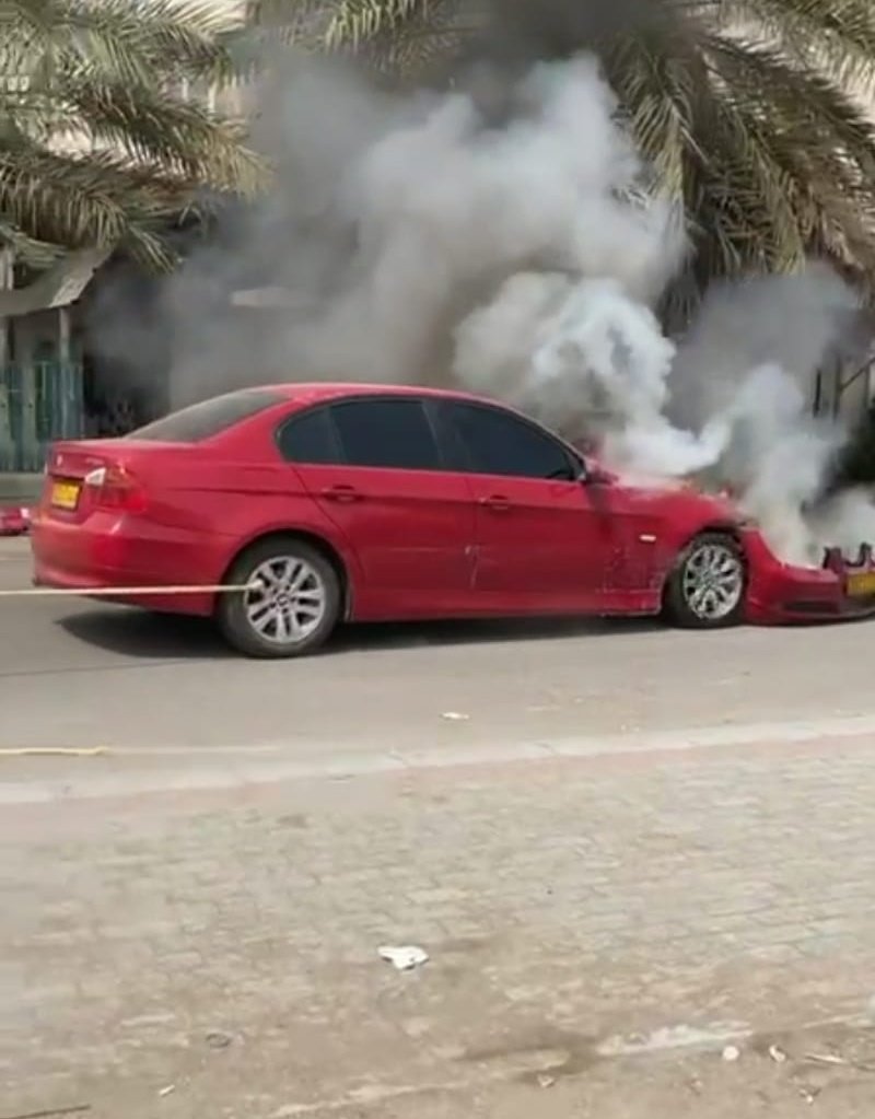 “الدفاع المدني” تعلق على ما يتداول حول نشوب حريق في مركبة وقطرها بأخرى