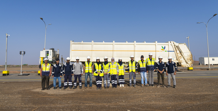 بدء تشغيل المردم الهندسي في المضيبي