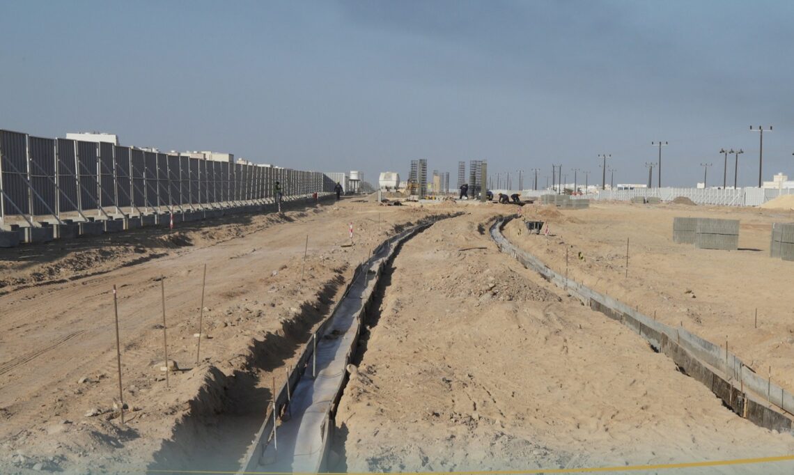 مواصلة العمل لإنشاء منتزه المعبيلة في السيب