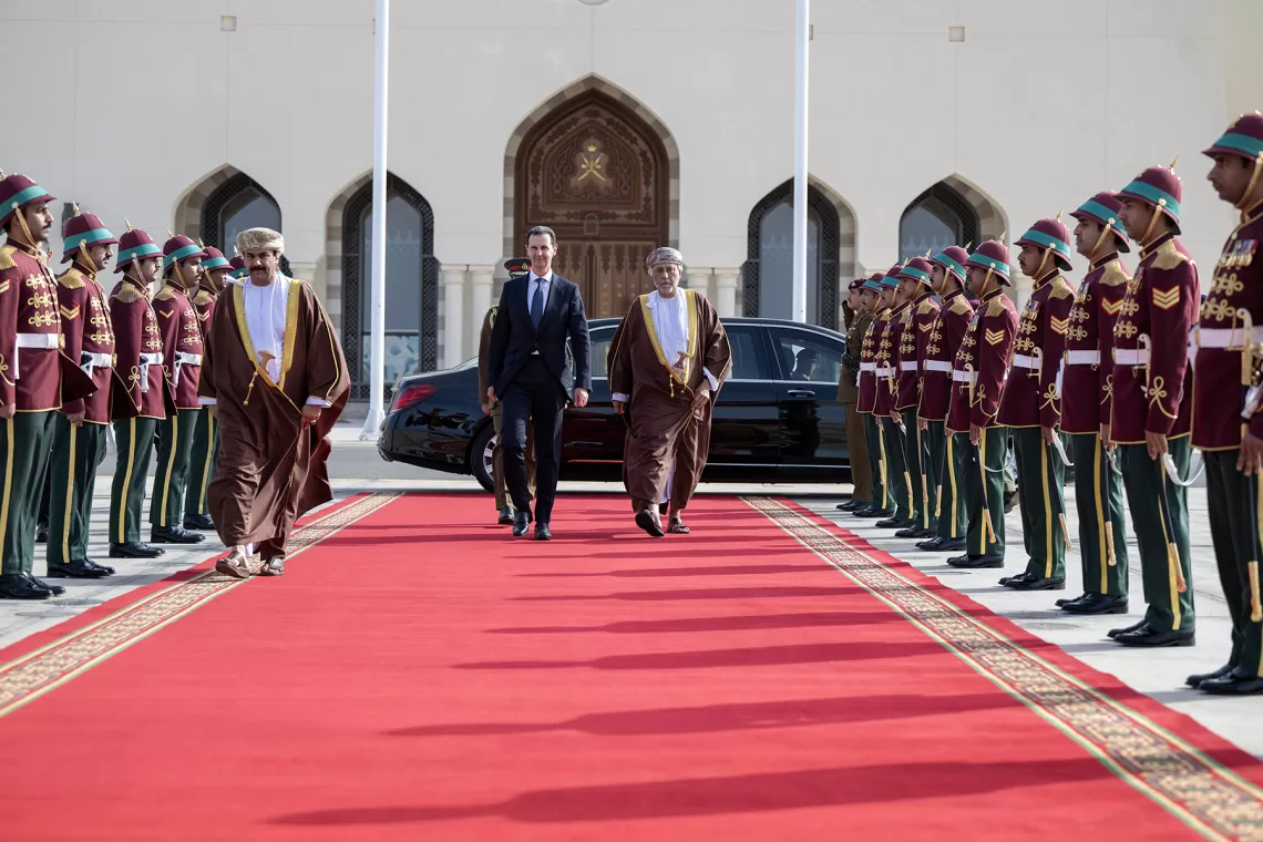 فخامة الرئيس السوري بشار الأسد يختم زيارته لسلطنة عُمان