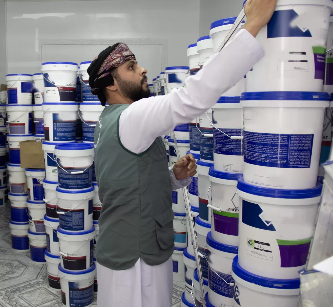 ضبط منتجات أصباغ مغشوشة في بوشر