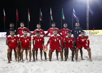 تأهل منتخبنا الوطني لكرة القدم الشاطئية إلى نصف نهائي كأس آسيا