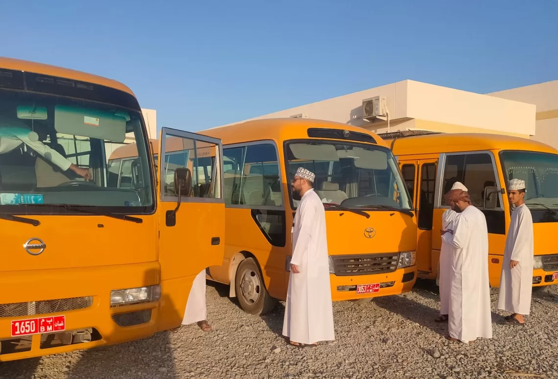 مخالفات لحافلات النقل المدرسي بسبب عدم توافر المواصفات