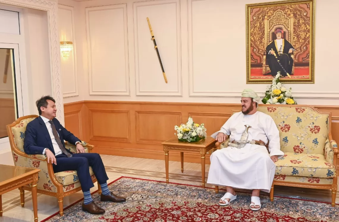 سمو السيد أسعد بن طارق يستقبل مدير منظمة “الوايبو”
