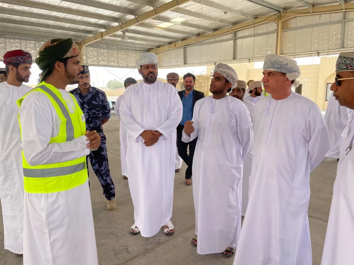 استعراض جهود تعزيز المزايا التنافسية في المنطقة الحرة بالمزيونة