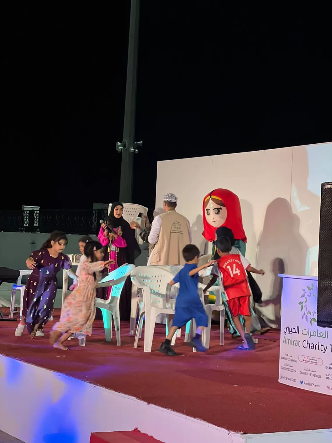 فقرات متنوعة ضمن احتفالات “القرنقشوه” في الخيمة الرمضانية بالعامرات