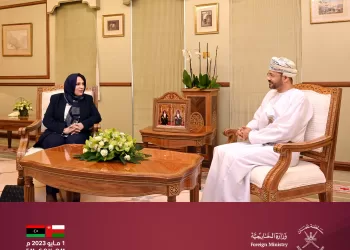 السيد وزير الخارجية يودّع السفيرة الليبية