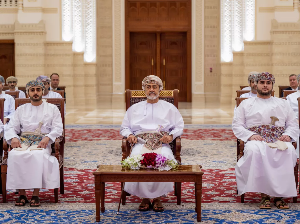 بالصور.. جلالة السلطان يتفضل برعاية حفل تدشين مدينة السلطان هيثم