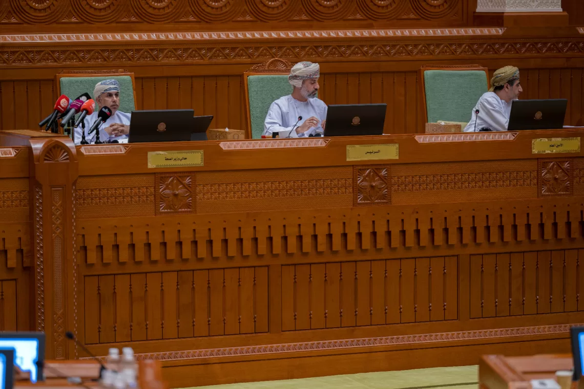 وزير الصحة يستعرض التوجهات الاستراتيجية لتطوير المنظومة الصحية في مجلس الشورى