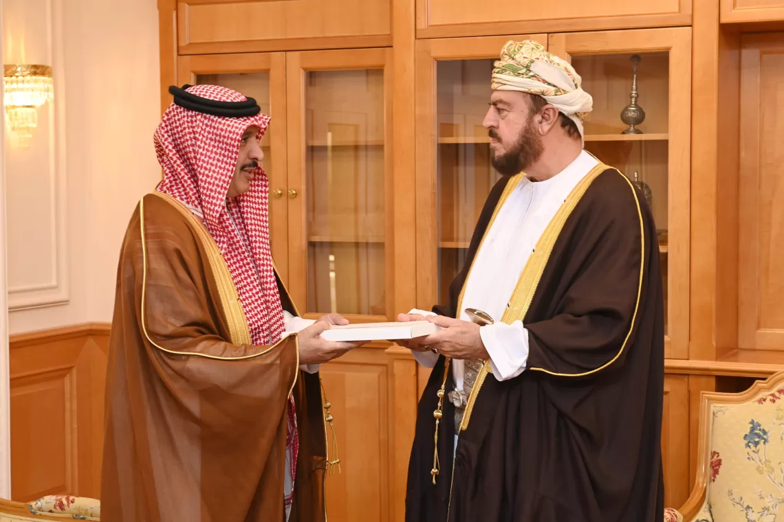جلالة السلطان يتلقى رسالة خطية من الملك سلمان