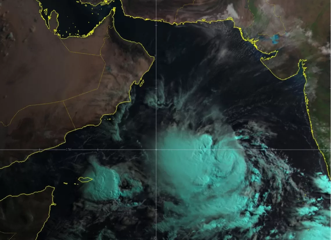 الأرصاد الجوية تكشف آخر مستجدات الإعصار المداري بيبار جوي