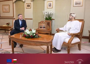 السيد وزير الخارجية يودع سفير الاتحاد الأوروبي