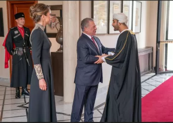 صاحب السُمو السّيد ذي يزن يحضر عقدَ قرانِ وزفاف وليِّ العهد الأُردني