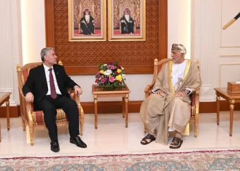 سمو السيد شهاب بن طارق يودع السفير الجزائري