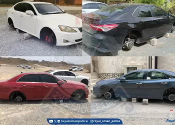 “الشرطة” تستوقف مواطنًا بتهمة سرقة عجلات المركبات في هذه الولايات