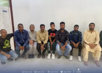 ضبط 34 من المخالفين لقانون العمل بالداخلية