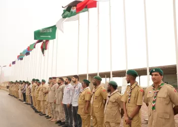 انطلاق فعاليات المخيم الكشفي الصيفي الخليجي بظفار