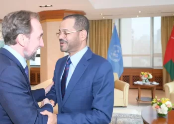 السيد وزيرُ الخارجيّة يلتقي برئيس معهد السلام الدولي بنيويورك