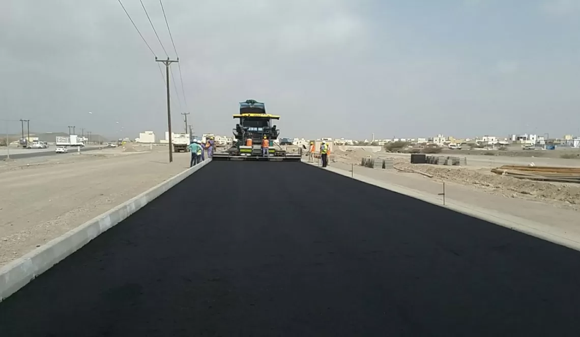 إنجاز 55% من مشروع تصميم وتنفيذ ازدواجية وصلة لوى بشمال الباطنة