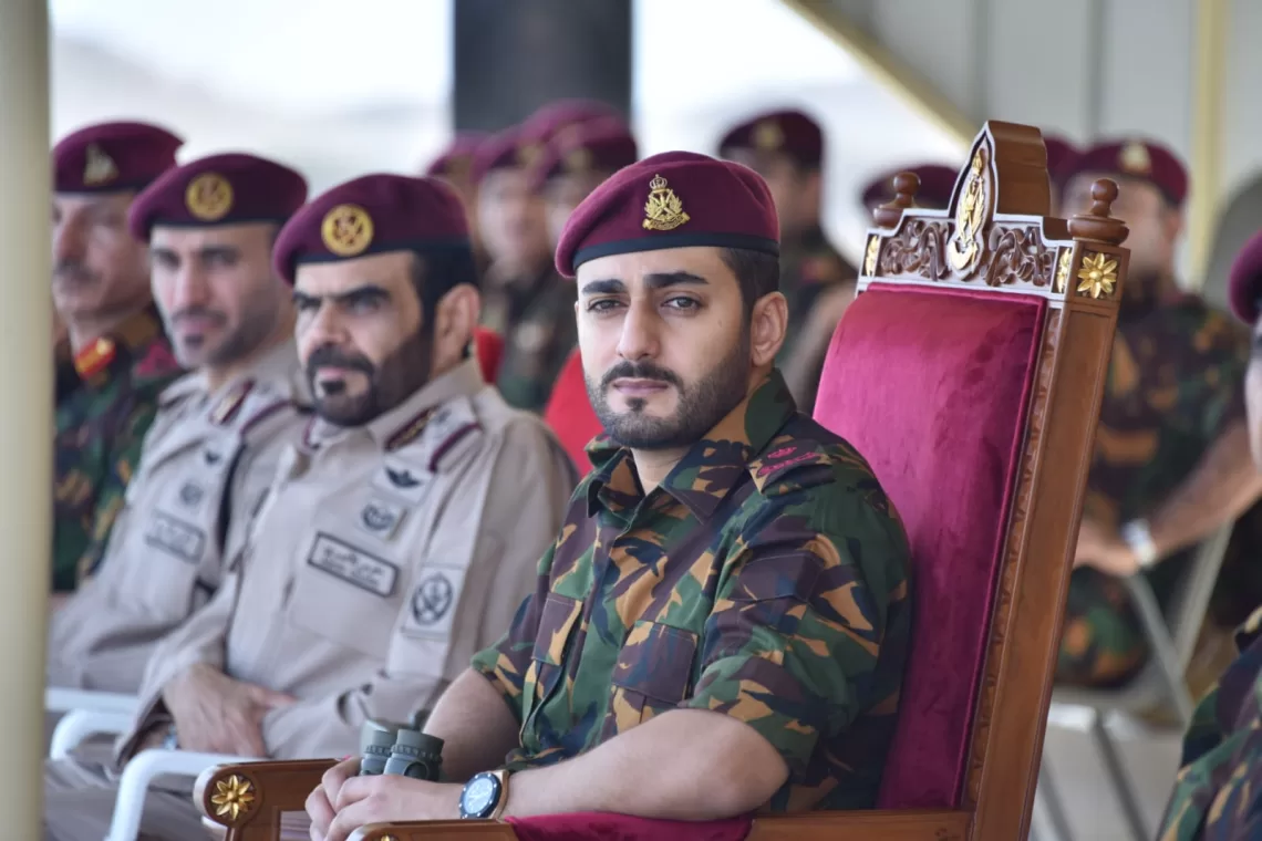 بالصور.. سمو السيد ذي يزن يشهد البيان العملي الختامي للتمرين الأمني العماني – القطري “عين الصقر”