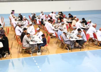 64 مشاركا ومشاركة في بطولة جنوب الباطنة الدولية المفتوحة للشطرنج الخاطف