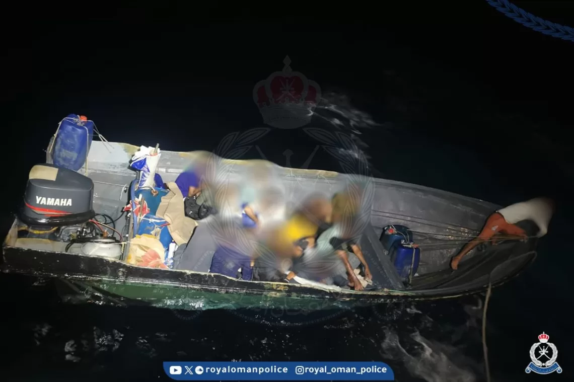 ضبط 15 متسللا حاولوا دخول البلاد بطريقة غير مشروعة في شمال الباطنة