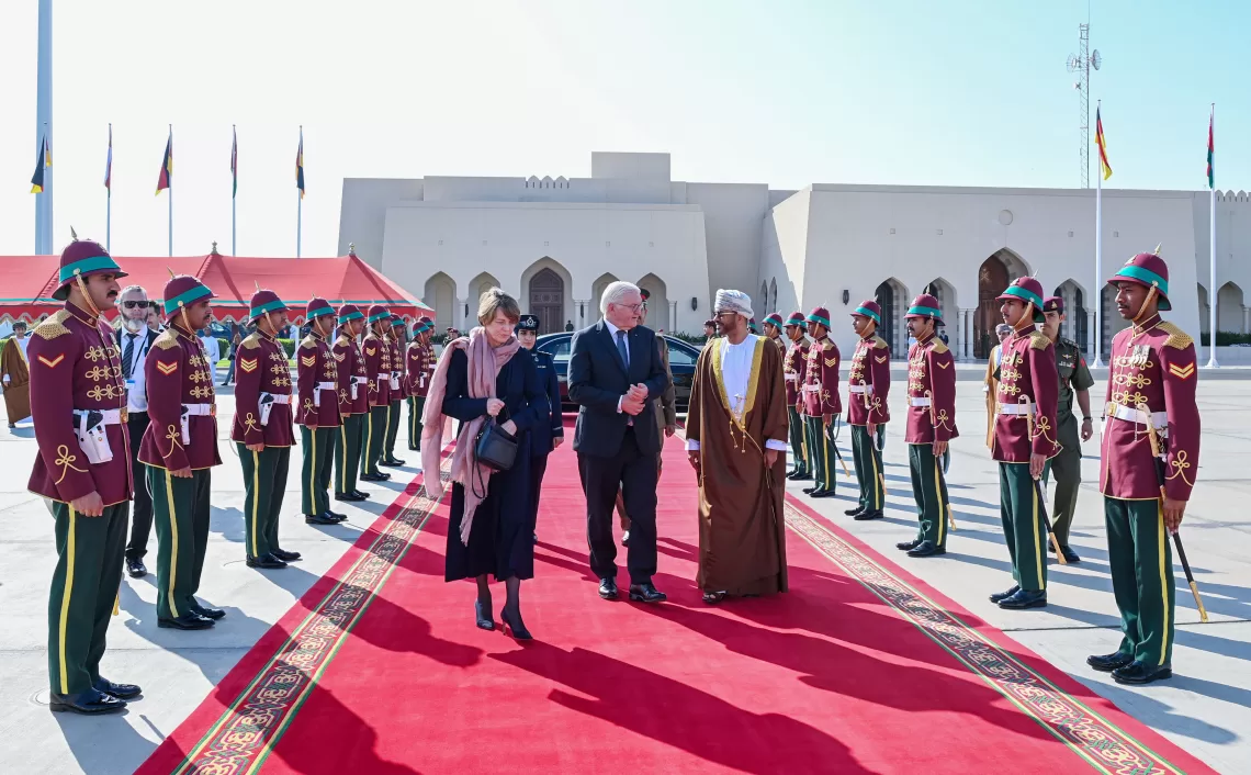 الرئيس الألماني يغادر سلطنة عُمان