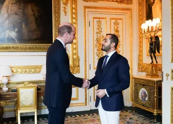 أمير ويلز يستقبل السيد ذي يزن