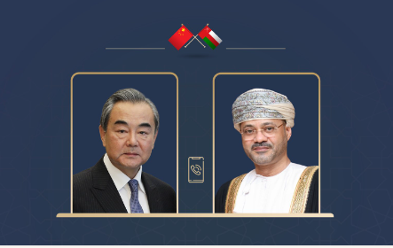 السيد بدر البوسعيدي يؤكد لنظيره الصيني ضرورة إرساء هدنة إنسانية وتوفير الاحتياجات الإغاثية لقطاع غزة