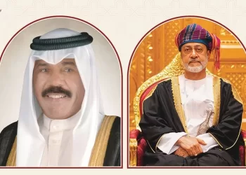 جلالة السُّلطان يتلقى برقية شكر جوابية من أمير الكويت