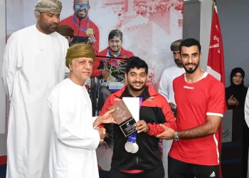تكرِبم اللاعبين العمانيين الفائزين بالميداليات في دورة الألعاب الآسيوية