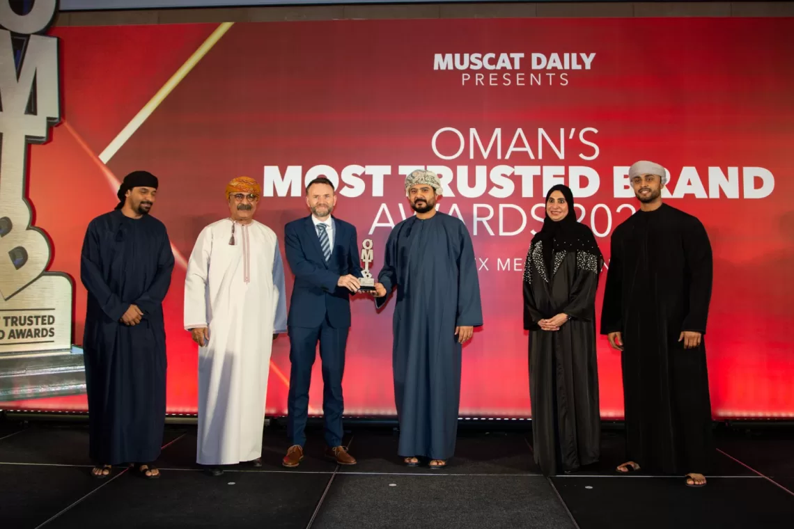 للعام الثاني على التوالي.. فوز “طلبات عُمان” بجائزة “العلامة التجارية الأكثر ثقة في السلطنة”