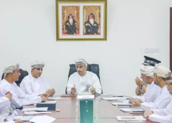 استعراض الموقف التنفيذي للمشروعات التنموية في شمال الباطنة