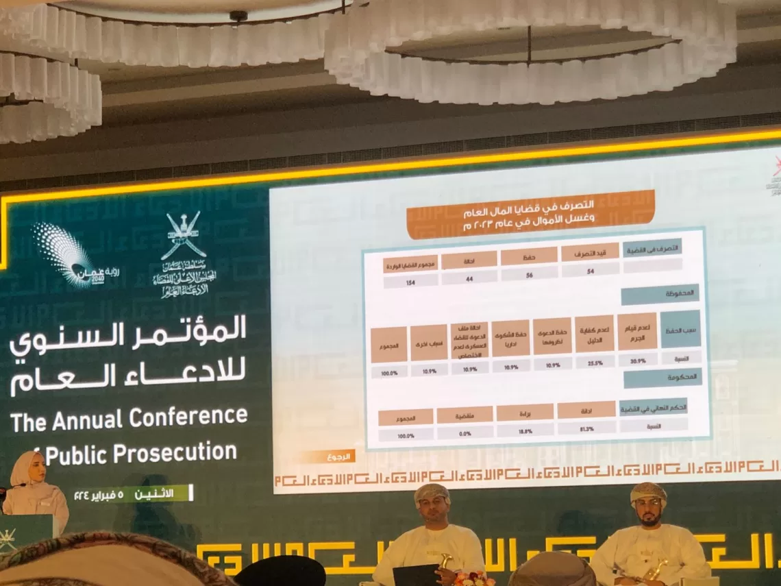 الادعاء العام: ارتفاع عدد القضايا الواردة العام الماضي بهذه النسبة