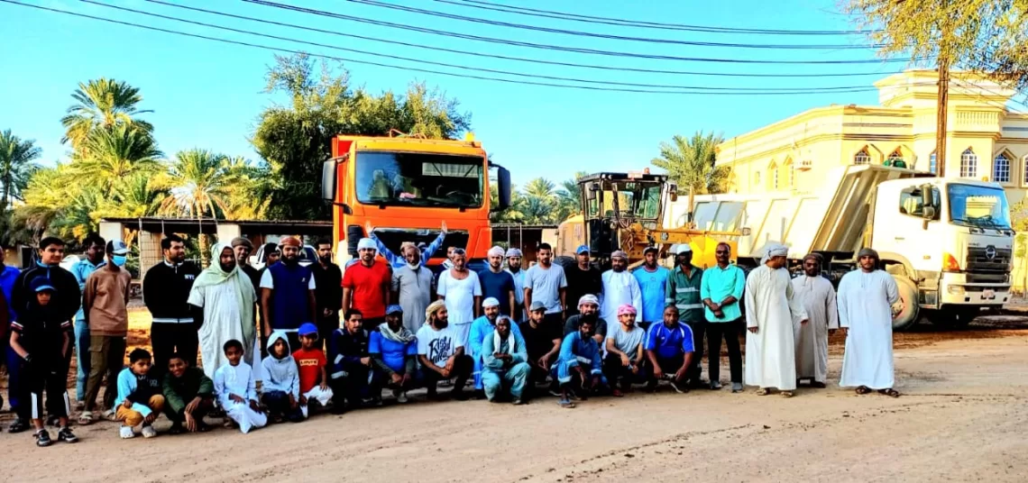 فريق “تعاون النبأ” ينفذ حملة موسعة لإزالة مخلفات الأمطار في القابل بشمال الشرقية