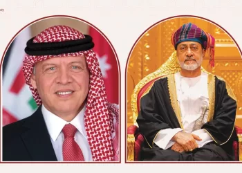 جلالة السُّلطان يتلقى برقية شكر جوابية من ملك الأردن