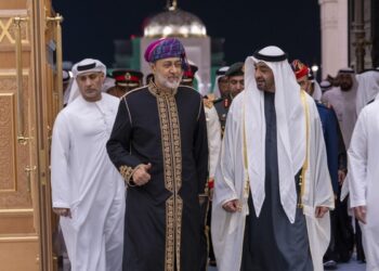 تكريمًا لجلالةِ السُّلطان.. رئيسُ دولة الإمارات العربية المتحدة يُقيم مأدبة عشاء